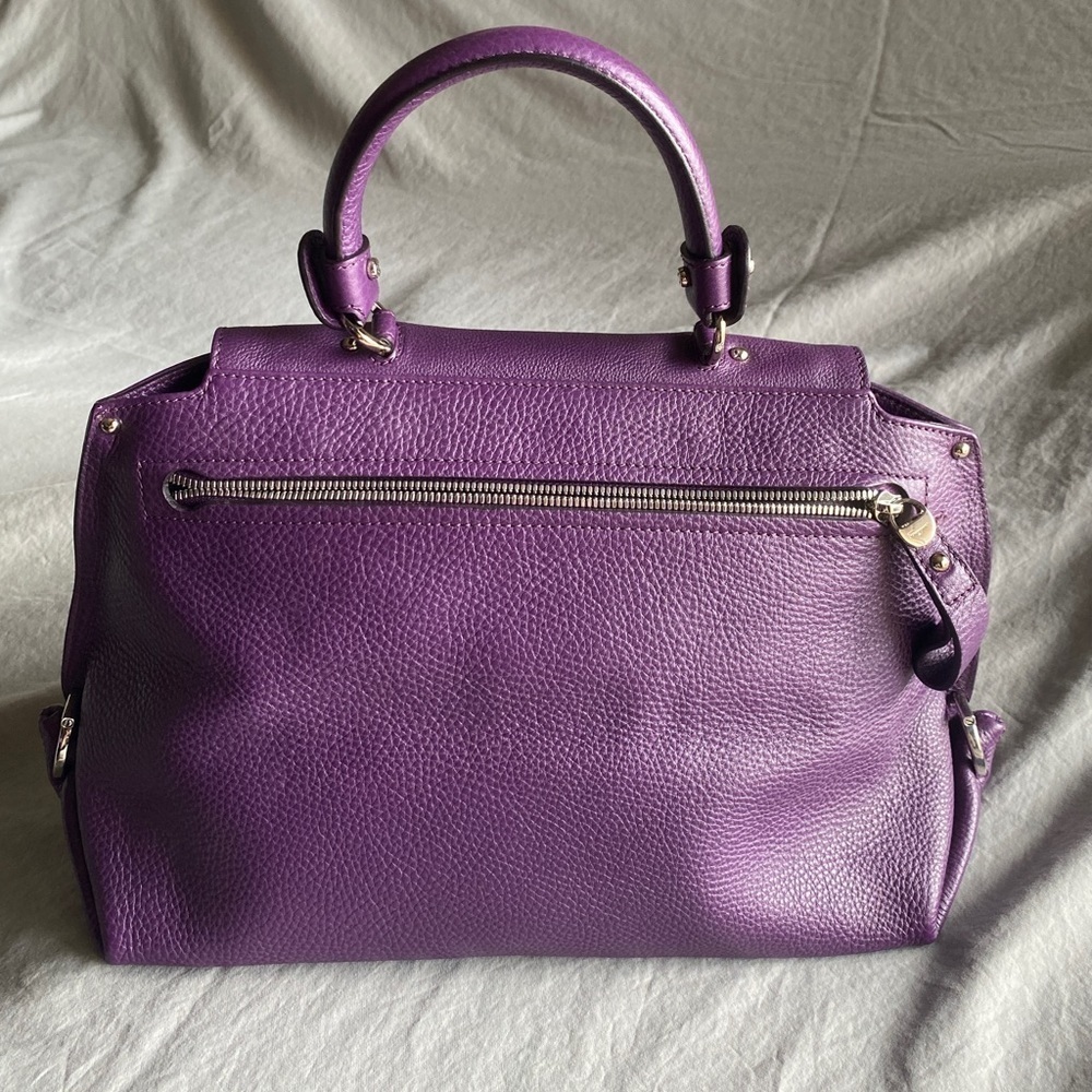 Salvatore Ferragamo Sofia Purple Satchel - Picture 3 of 12